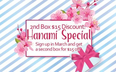 $15 Discount on 2nd April Oyatsubox!