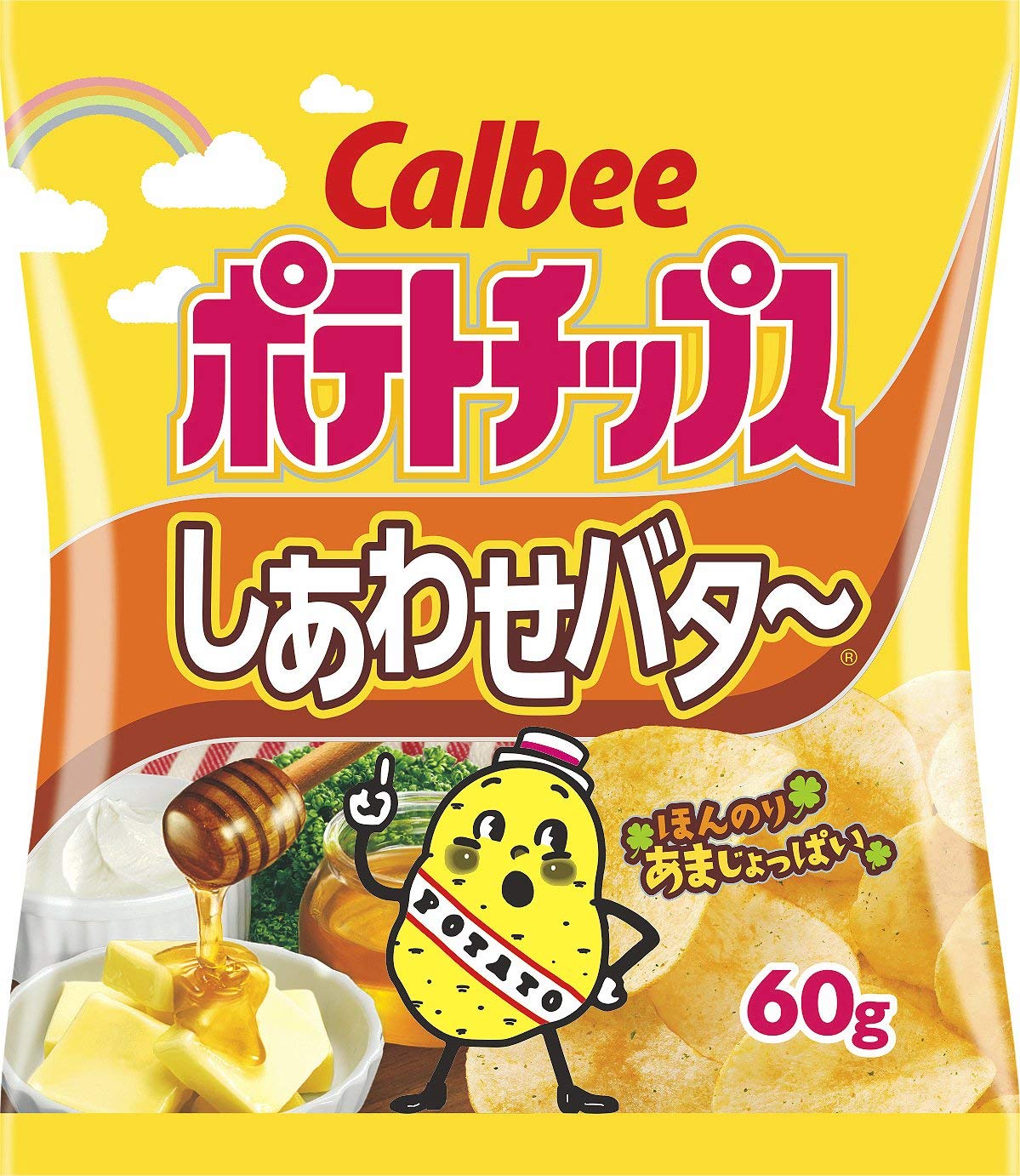 Calbee Honey & Butter Potato Crisps